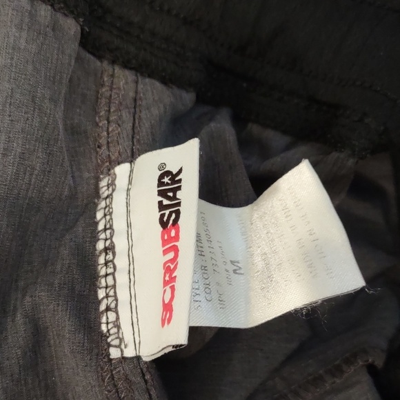 USED SCRUB STAR SCRUB PANTS GRAY AND PINK SIZE MEDIUM - Picture 6 of 11